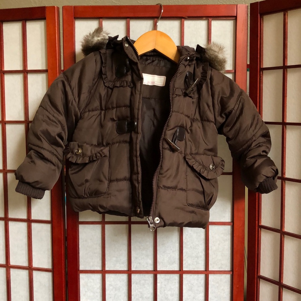 Toddler girls puffer